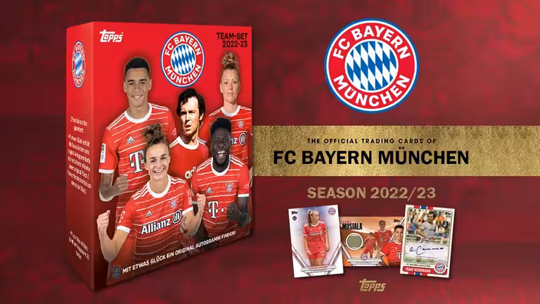 2022-23 TOPPS FC Bayern München Official Team Set Soccer Cards - Header