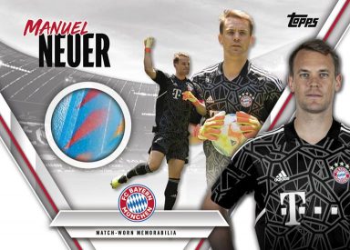2022-23 TOPPS FC Bayern München Official Team Set Soccer Cards - Relic Card Manuel Neuer