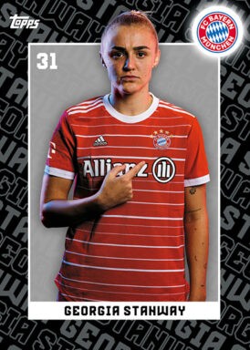 2022-23 TOPPS FC Bayern München Women Official Team Set Soccer Cards - Base Card Stanway