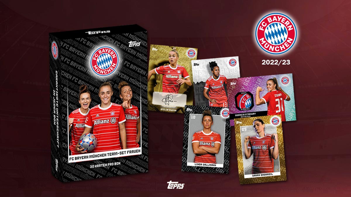 2022-23 TOPPS FC Bayern München Women Official Team Set Soccer Cards - Header