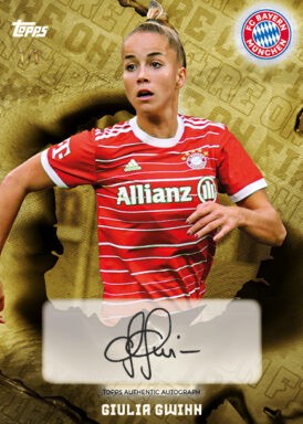 2022-23 TOPPS FC Bayern München Women Official Team Set Soccer Cards - Always on Fire Autograph