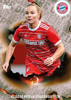 2022-23 TOPPS FC Bayern München Women Official Team Set Soccer Cards - Always on Fire Viggosdottir