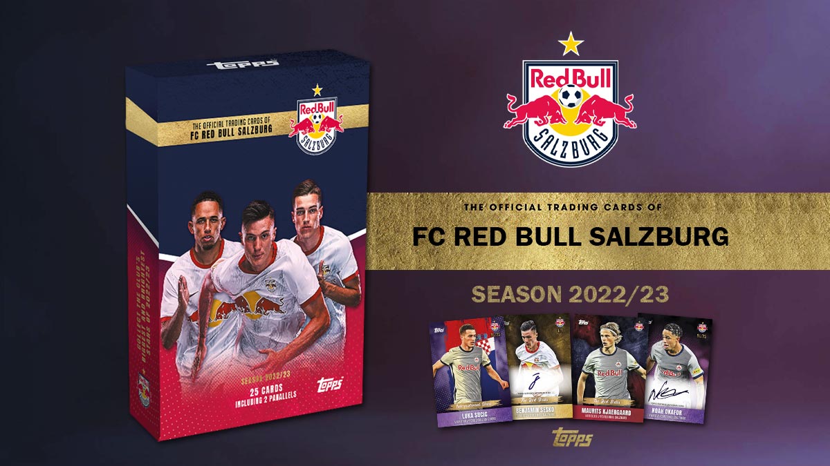 202223 TOPPS FC Red Bull Salzburg Official Team Set Soccer CArds