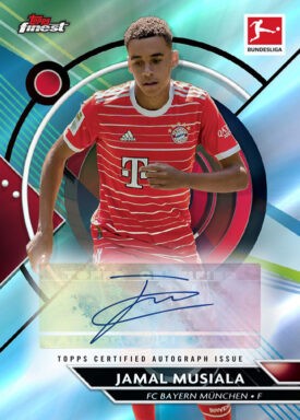 2022-23 TOPPS Finest Bundesliga Soccer Cards - Base Autograph Base Autograph Musiala