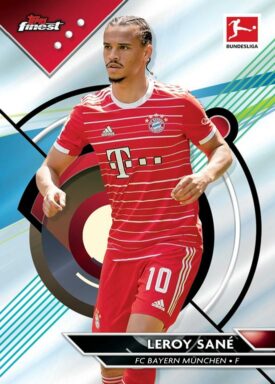 2022-23 TOPPS Finest Bundesliga Soccer Cards - Base Card Leroy Sané