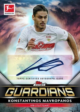 2022-23 TOPPS Finest Bundesliga Soccer Cards - Finest Guardians Autograph Konstantinos Mavropanos