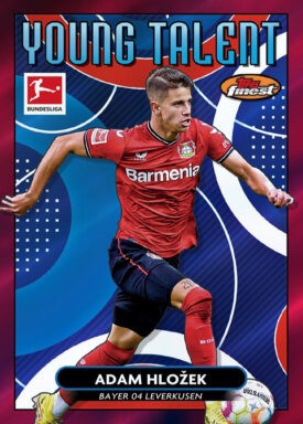 2022-23 TOPPS Finest Bundesliga Soccer Cards - Finest Young Talent Insert Parallel Adam Hlozek