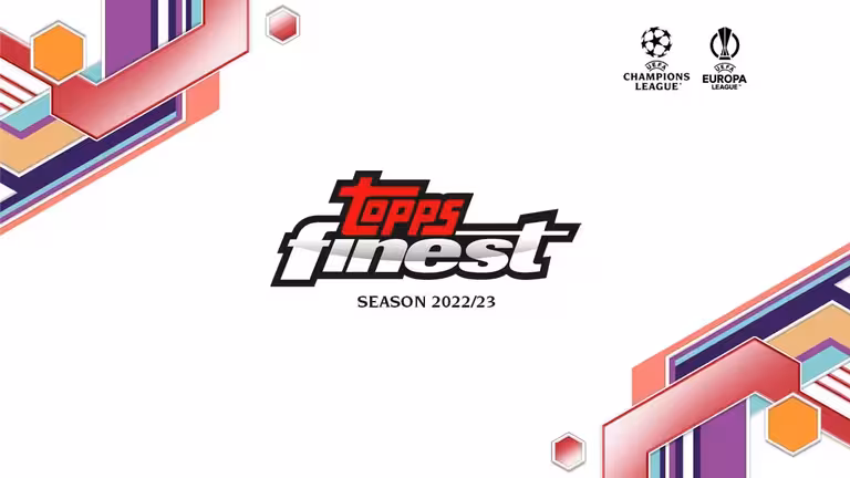 2022-23 TOPPS Finest UEFA Club Competitions Soccer Cards - Header