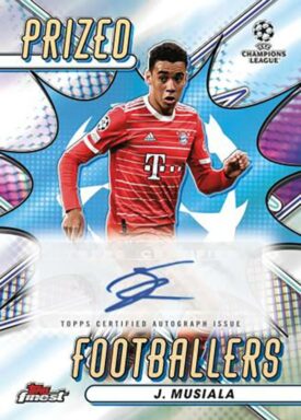 2022-23 TOPPS Finest UEFA Club Competitions Soccer Cards - Prized Footballers Autograph Musiala