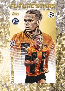 2022-23 TOPPS Gold UEFA Club Competitions Soccer Cards - Future Stars Insert Mudryk