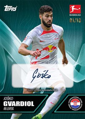 2022-23 TOPPS International Stars Bundesliga Soccer Cards - Autograph Gvardiol