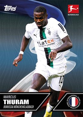 2022-23 TOPPS International Stars Bundesliga Soccer Cards - Base Card Thuram