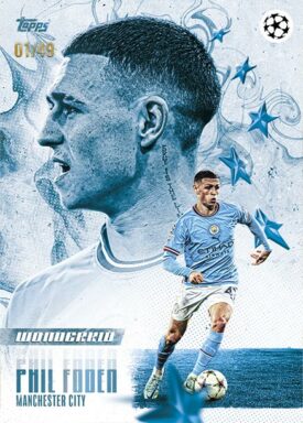 2022-23 TOPPS Platinum UEFA Club Competitions Jamal Musiala Curated Set Soccer Cards - Wonderkids Phil Foden