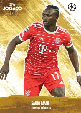 2022-23 TOPPS Jogaço UEFA Club Competitions Soccer Cards - Base Card Parallel Mané