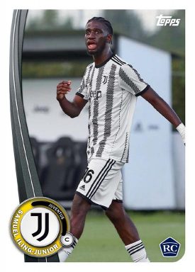 2022-23 TOPPS Juventus Official Fan Set Soccer Cards - Base Card Iling-Junior