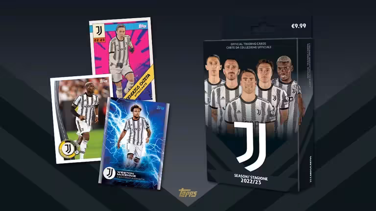 2022-23 TOPPS Juventus Official Fan Set Soccer Cards - Header
