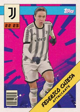 2022-23 TOPPS Juventus Official Fan Set Soccer Cards - Hero Card Chiesa