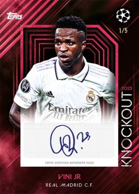 2022-23 TOPPS Knockout UEFA Champions League Soccer Cards - Autograph Card Star Spieler Vini Jr