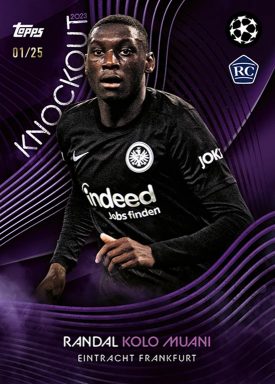 2022-23 TOPPS Knockout UEFA Champions League Soccer Cards - Base Card Kolo Muani