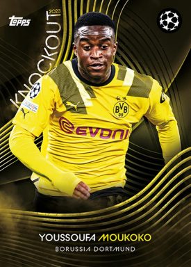 2022-23 TOPPS Knockout UEFA Champions League Soccer Cards - Base Card Moukoko