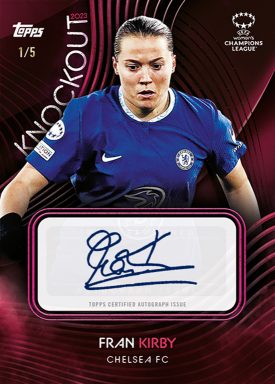 2022-23 TOPPS Knockout UEFA Women's Champions League Soccer Cards - Autograph Card Fran Kirby