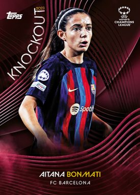 2022-23 TOPPS Knockout UEFA Women's Champions League Soccer Cards - Base Card Aitana Bonmati