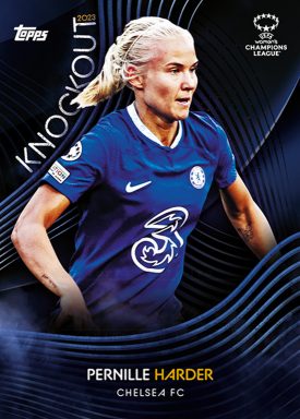 2022-23 TOPPS Knockout UEFA Women's Champions League Soccer Cards - Base Card Pernille Harder