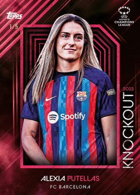 2022-23 TOPPS Knockout UEFA Women's Champions League Soccer Cards - Base Card Alexia Putellas