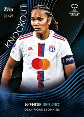2022-23 TOPPS Knockout UEFA Women's Champions League Soccer Cards - Base Card Wendie Renard