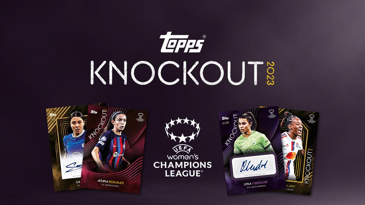 2022-23 TOPPS Knockout UEFA Women's Champions League Soccer Cards - Header