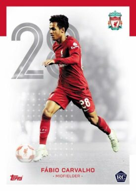 2022-23 TOPPS Liverpool FC Official Team Set Soccer Cards - Base Card Carvalho