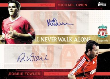 2022-23 TOPPS Liverpool FC Official Team Set Soccer Cards - Dual Autograph Owen Fowler