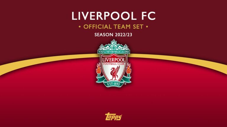 2022-23 TOPPS Liverpool FC Official Team Set Soccer Cards - Header