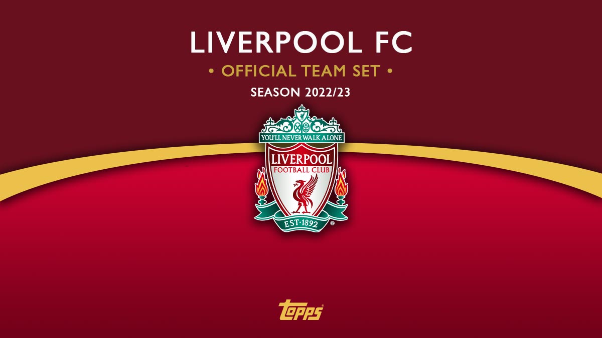 2022-23 TOPPS Liverpool FC Official Team Set Soccer Cards - Header