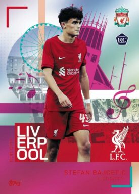 2022-23 TOPPS Liverpool FC Official Team Set Soccer Cards - Our City Bajcetic