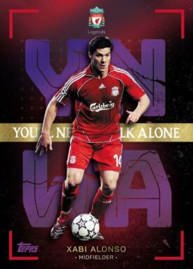 2022-23 TOPPS Liverpool FC Official Team Set Soccer Cards - You'll never walk alone Alonso