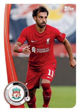 2022-23 TOPPS Liverpool FC Official Fan Set Soccer Cards - Base Card Salah