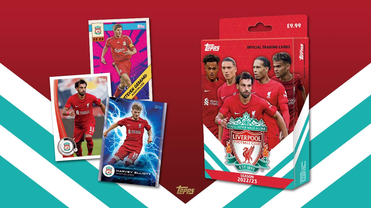 2022-23 TOPPS Liverpool FC Official Fan Set Soccer Cards - Header
