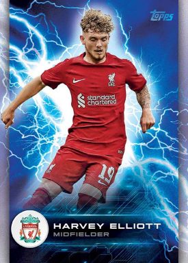 2022-23 TOPPS Liverpool FC Official Fan Set Soccer Cards - Super Electric Card Elliott