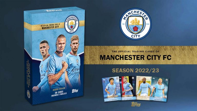2022-23 TOPPS Manchester City Official Team Set Soccer Cards - Header