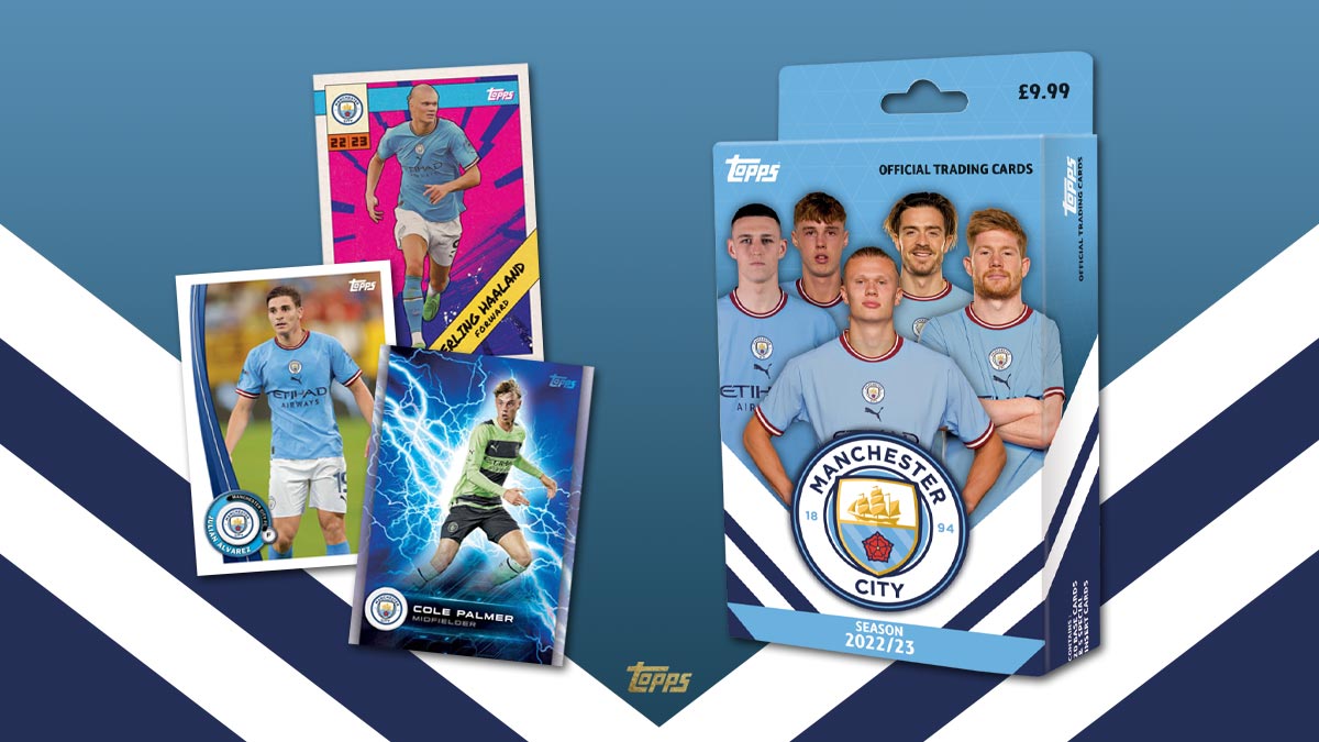2022-23 TOPPS Manchester City FC Official Fan Set Soccer Cards - Header