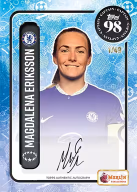 2022-23 TOPPS Merlin 98 Heritage UEFA Club Competitions Soccer Cards - 2022 23 topps merlin 98 heritage uefa club competitions soccer autograph card captain eriksson