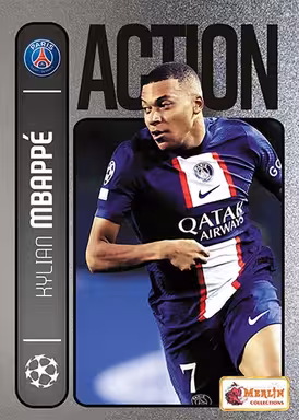 2022-23 TOPPS Merlin 98 Heritage UEFA Club Competitions Soccer Cards - 2022 23 topps merlin 98 heritage uefa club competitions soccer insert card action mbappe