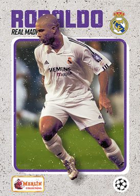 2022-23 TOPPS Merlin 98 Heritage UEFA Club Competitions Soccer Cards - Insert Card Legend Ronaldo