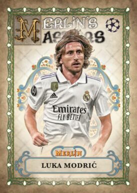 2022-23 TOPPS Merlin Chrome UEFA Club Competitions Soccer Cards - Merlin's Masters Insert Luka Modric