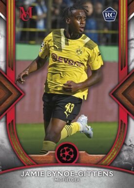 2022-23 TOPPS Museum Collection UEFA Champions League Soccer Cards - Base Card Parallel Bynoe Gittens