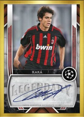 2022-23 TOPPS Museum Collection UEFA Champions League Soccer Cards - Legendary Ink Framed Autograph Kaka
