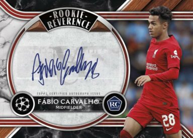2022-23 TOPPS Museum Collection UEFA Champions League Soccer Cards - Rookie Reverence Autograph Carvalho
