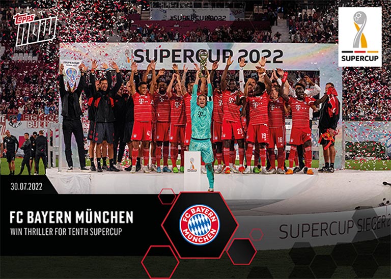 2022-23 TOPPS NOW Bundesliga Soccer Cards - Card 001