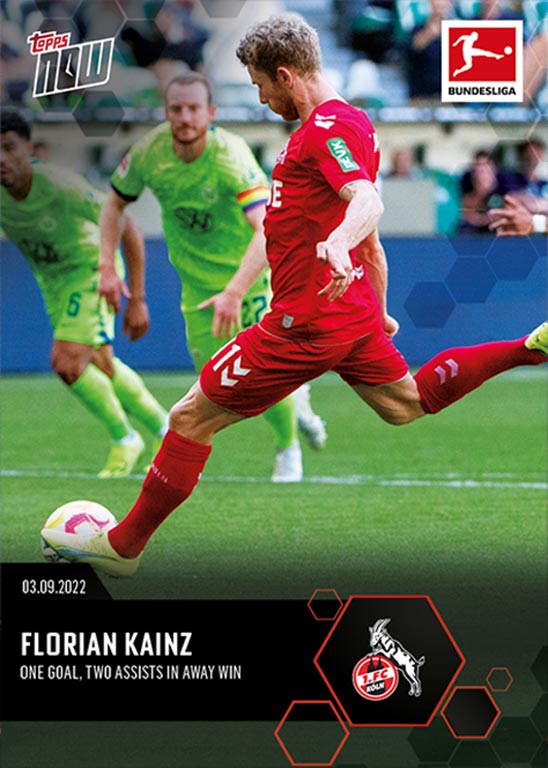 2022-23 TOPPS NOW Bundesliga Soccer Cards - Card 033